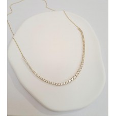 Κολιέ Σε Κίτρινο Χρυσό με ζιργκόν (N178)